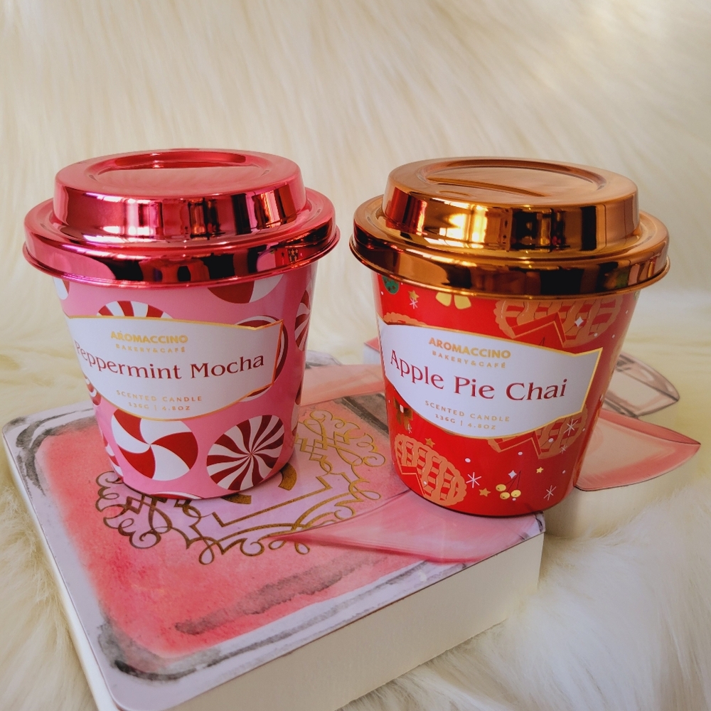 🩷🩷AROMACCINO BAKERY & CAFE SCENTED CANDLE SET OF 2🩷🩷